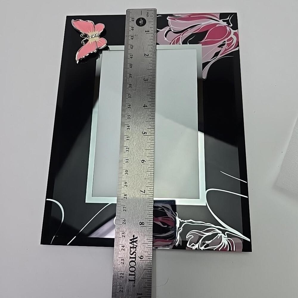 Pink Butterfly 6.5x 8.5 Picture Frame Vertical Spring Butterflies Photo Frame... - Picture 11 of 15